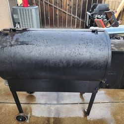 Bbq And Treager Smoker For Both Used But Works Great 