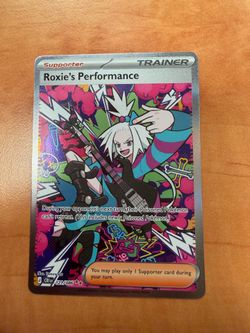 Pokémon card ! Roxie’s Performance .