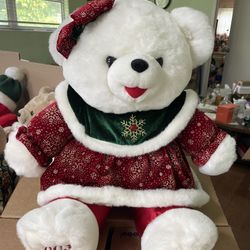 2003 CHRISTMAS Snowflake TEDDY BEAR 