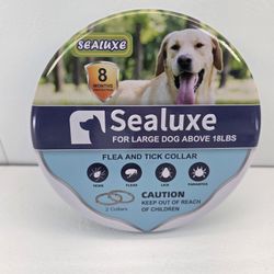Sealuxe Flea and Tick Collar for Large Dogs Over 18lbs 8 Months Protection 2 Collars