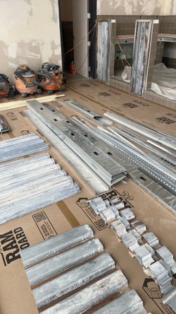 Galvanized Steel Framing Studs and Track Lot