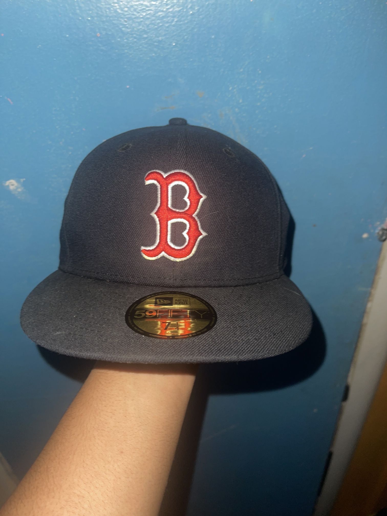 Men's Boston Red Sox New Era Navy Game Authentic Collection On-Field 59FIFTY Fitted Hat
