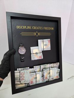 Handmade money frame