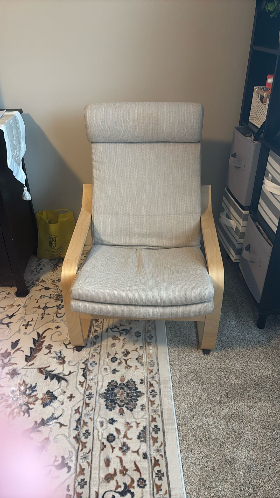 IKEA Poang Chair With Extra Cushion