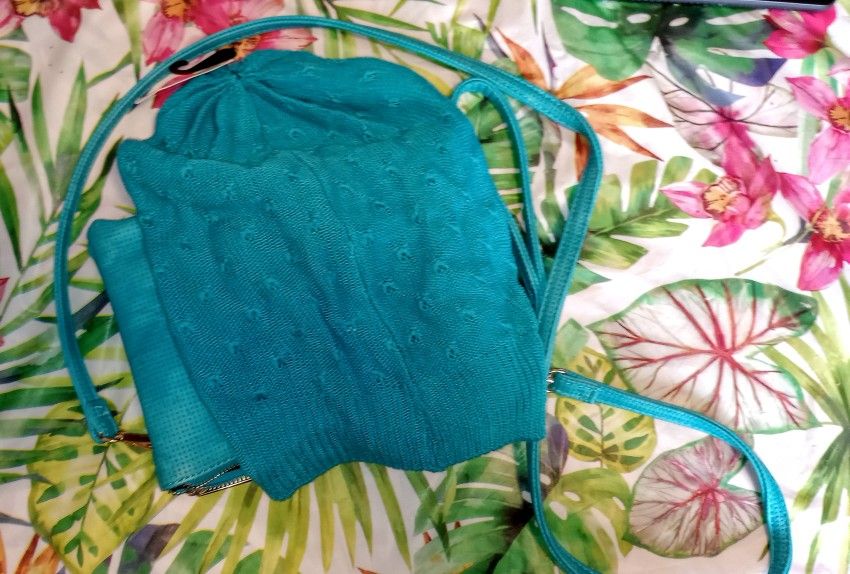Turquoise Hat&Purse Set