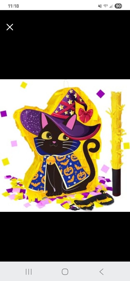 Black Cat Pinata for Kids and Adults