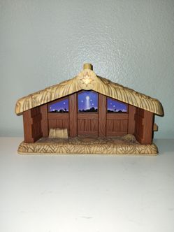 Fisher Price Little People Christmas Nativity Set Replacement Manger Works 2002