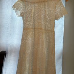 SHEIN   Cute White Dress Small. 