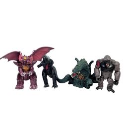 Playmates Bandai Godzilla Toho Destroyah King Kong Biollante Action Figures Lot