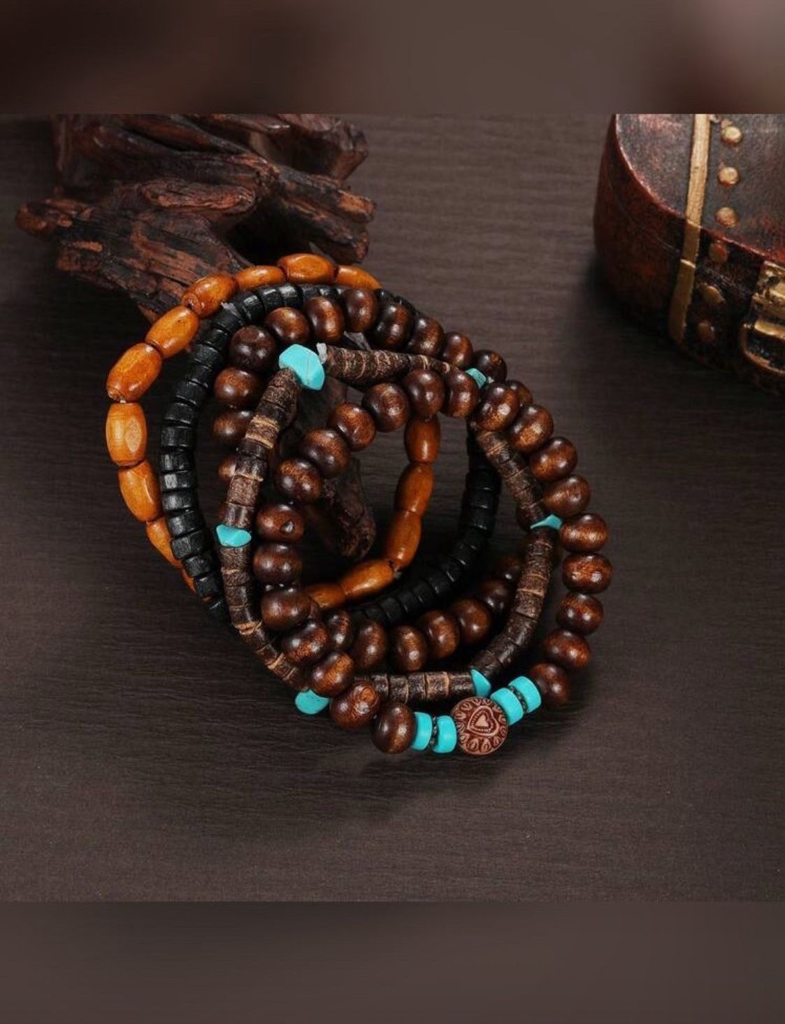 Bohemian Beaded Bracelet Set Size: OS