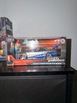Jada Fast & Furious Brian's Nissan Skyline GT-R BNR34 Die-Cast