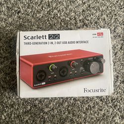 Scarlett 2i2 3rd Gen