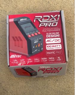 Hitec RDX1 Pro AC/DC 100W RC Battery Balance Charger Discharger HRC44246