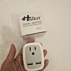 International Power Adapter Travel Plug by HULKER use in England 

New