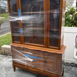 Vintage Basset China Hutch