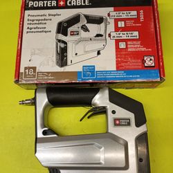 PORTER ☆ CABLE PNEUMATIC STAPLER 18GA BRAD NAIL