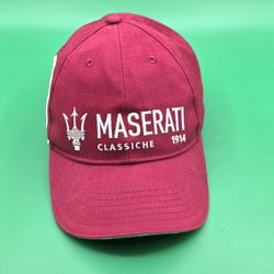 New! Maserati Hat Travel Cap Red Car Racing Motor Hat for Men and Women
