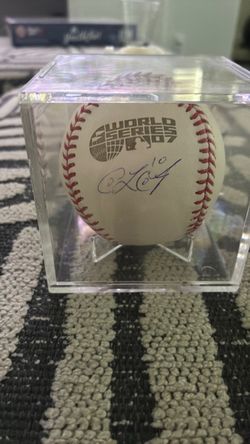 PSA certified World Series Winning season ball signed by coco crisp