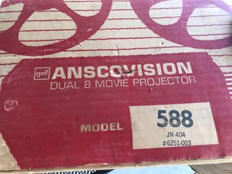 Vintage Anscovision Dual 8 movie projector