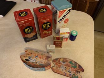 Lot of retro tins