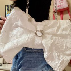 White Hello Kitty Shoulder Bag