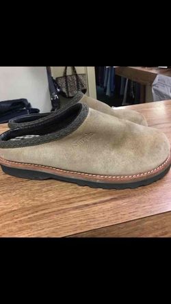 Simple clogs leather size 9 women's