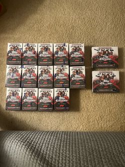 Topps chrome F1 Mega box and Value box