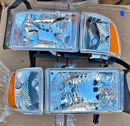 94-01 Dodge Ram Headlights Luces Micas Calaveras Faros Faroles Focos Headlamps