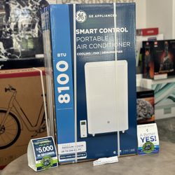 Ge 350sq Ft 8,500 BTU Smart Portable Air Conditioner A/C