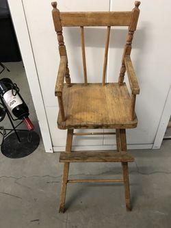 Small wood chair