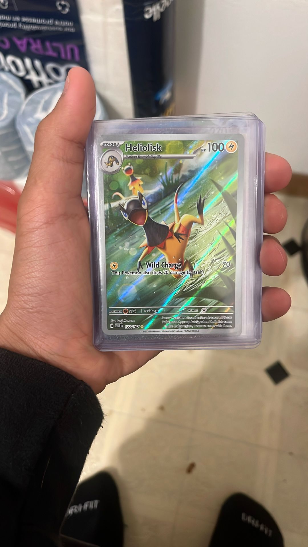 Heliolisk Pokemon Card