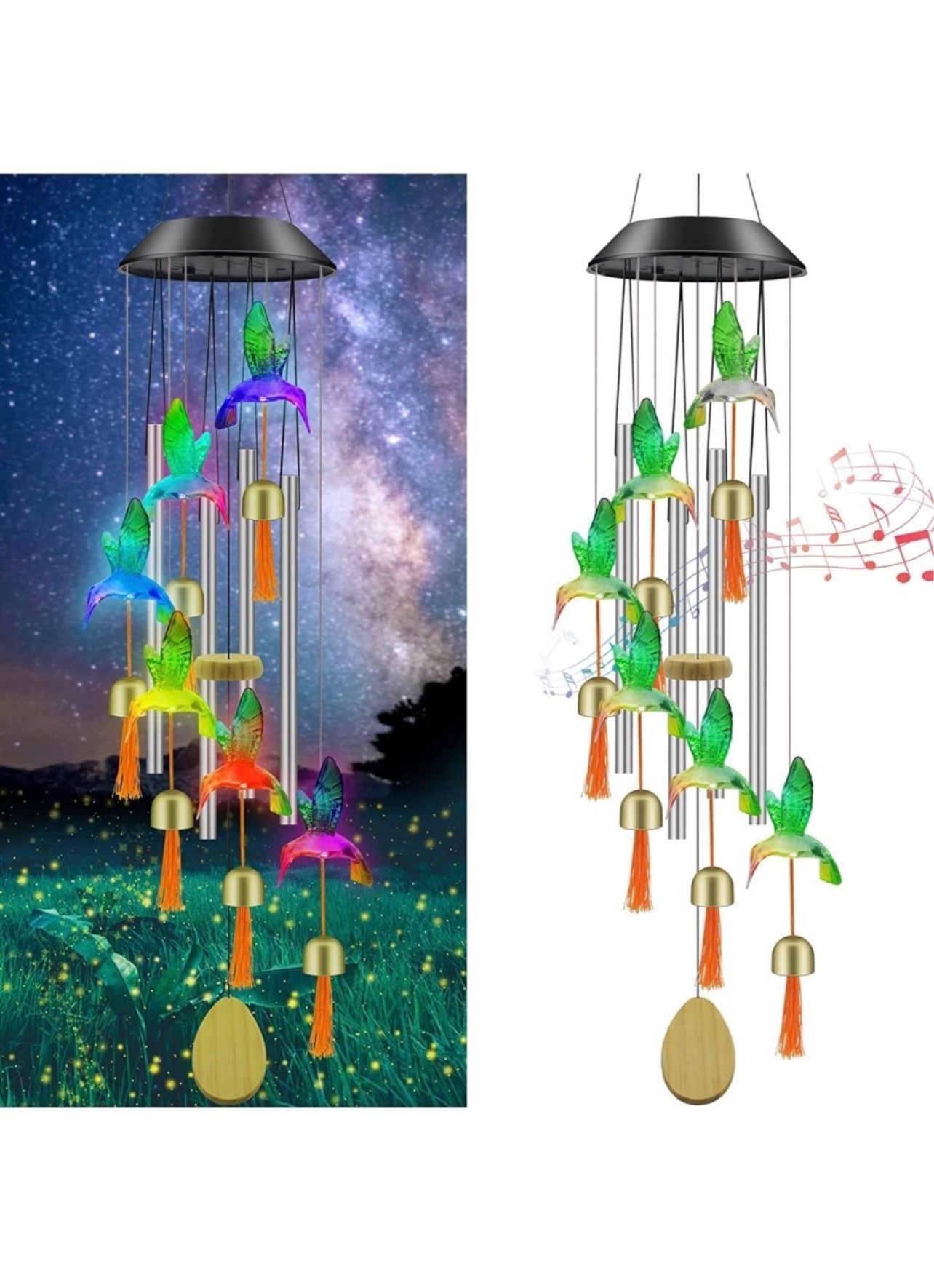 Hummingbird Wind Chimes