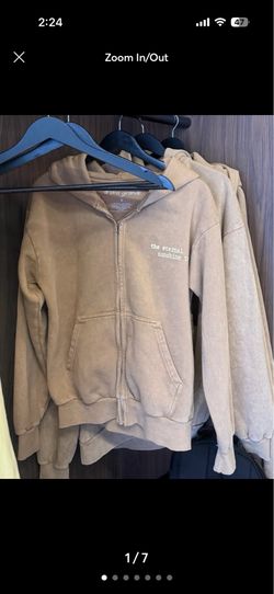 Ariana Grande 🤎 Eternal Sunshine POP UP EXCLUSIVE Brown Zip Up Hoodie MEDIUM