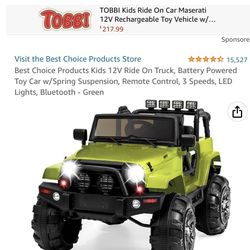 Kids Jeep Car Brand New