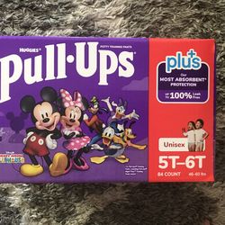 Huggies Pull Ups Size 5-6t/102 Diapers 