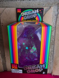 NeeDoh Dream Drop purple glitter