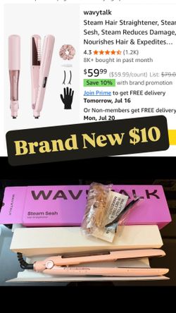 WavyTalk Steam Hair Straightener