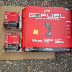  NEW MILWAUKEE FUEL IMPACT AND BATTERIES 
