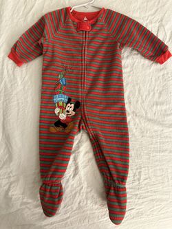Disney Store Exclusive Mickey Mouse Fleece pajamas