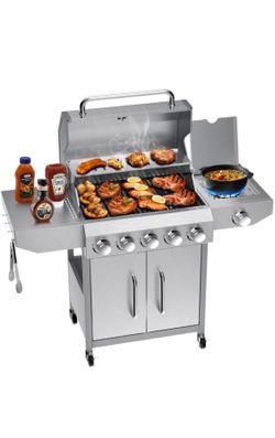 68,000 BTU 5 Burner Propane Gas BBQ Grill