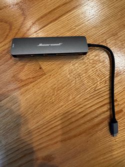 Hiearcool USB-C Hub Pro (6-in-1) – Space Gray,  Great for MacBook, Lenovo, Dell, iPad Pro & other USB-C devices