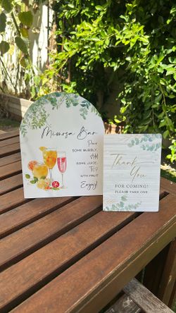 Party Sign- Mimosa bar