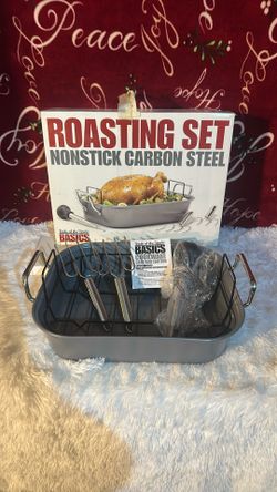 Roasting set nonstick carbón steel