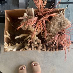 Leftover Dried Flowers From Bridal Shower 