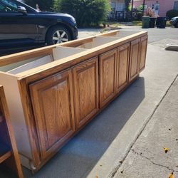2 Wood Cabinets - Free! $0