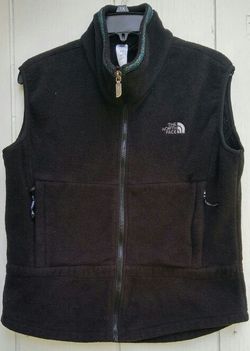 North Face Fleece Black Vest Women's Size Medium