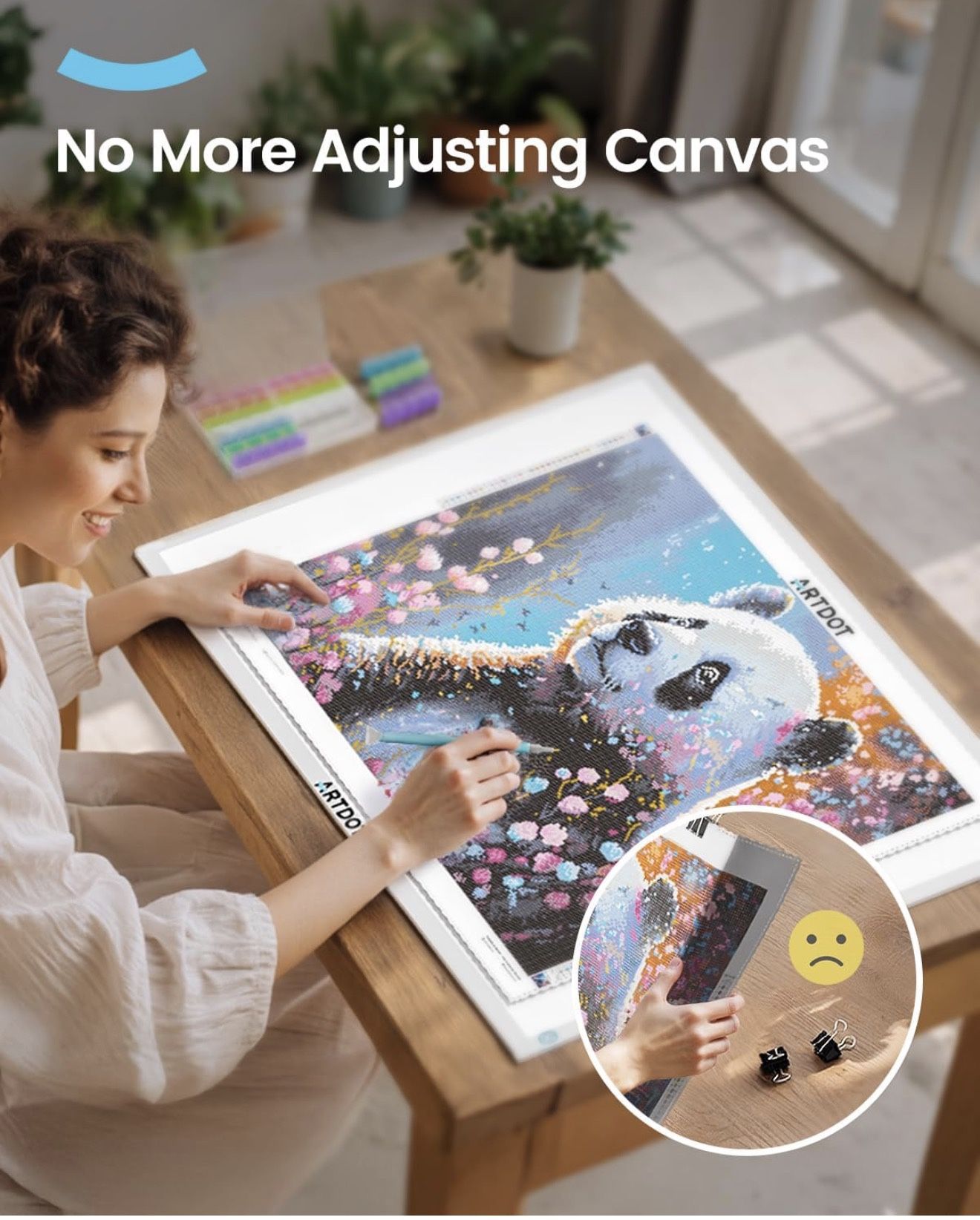 Diamond Art Painting Large LED Light Pad by ARTDOT A1 (Factory Sealed‼️)