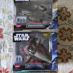 Star Wars Micro Galaxy Squadron Launch Edition Bobba Fett Razor Crest Mandalorian