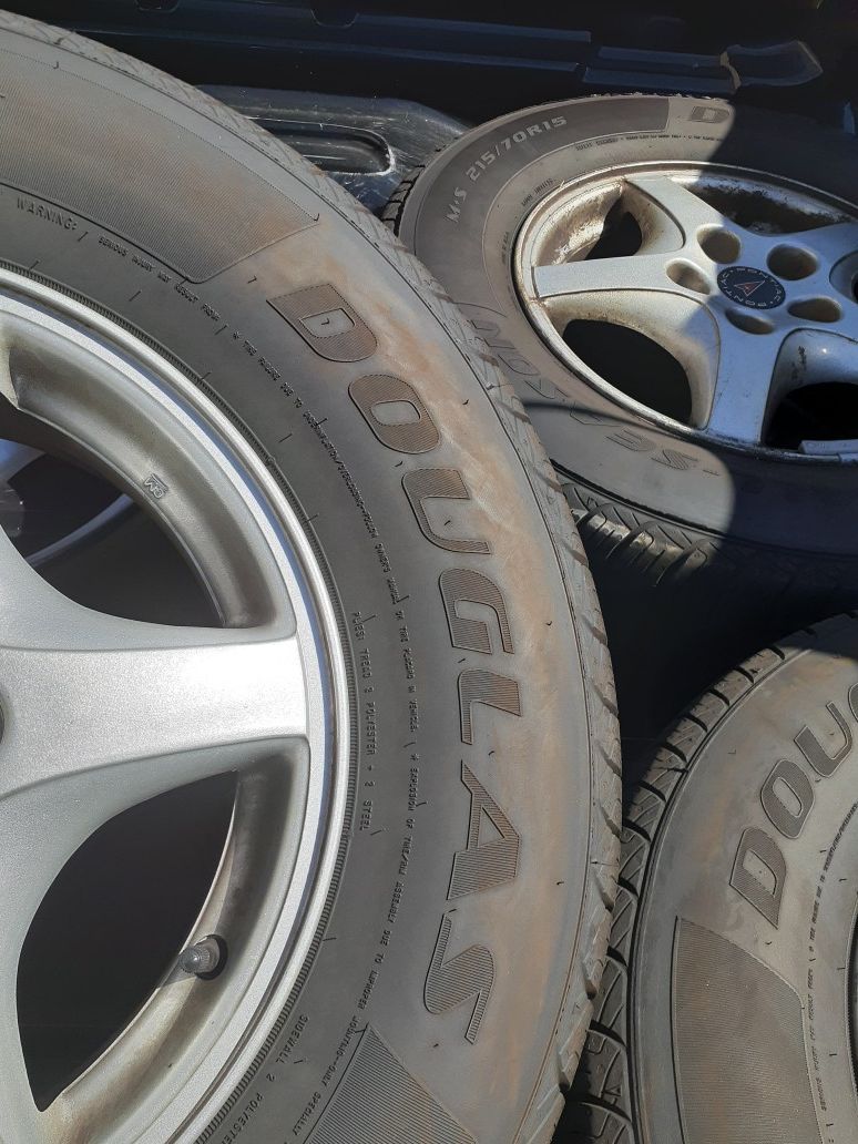 Almost news tires with rims