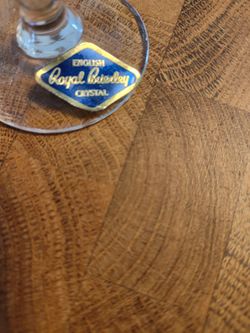 English Crystal Cordial glasses